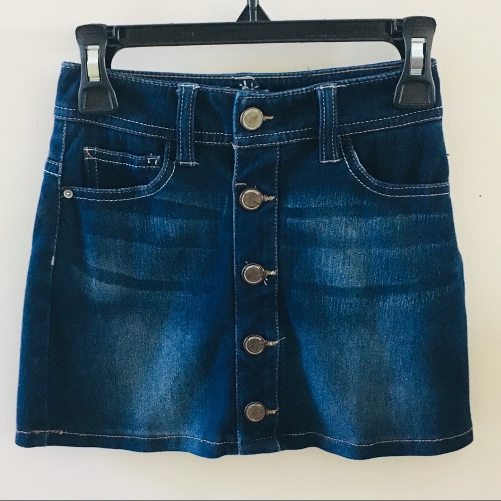 NWOT! Justice Jean Skirt Sz. 6
